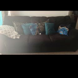 Black  Ashley Furniture Couch 