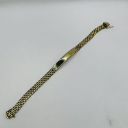 Gold ID Bracelet 