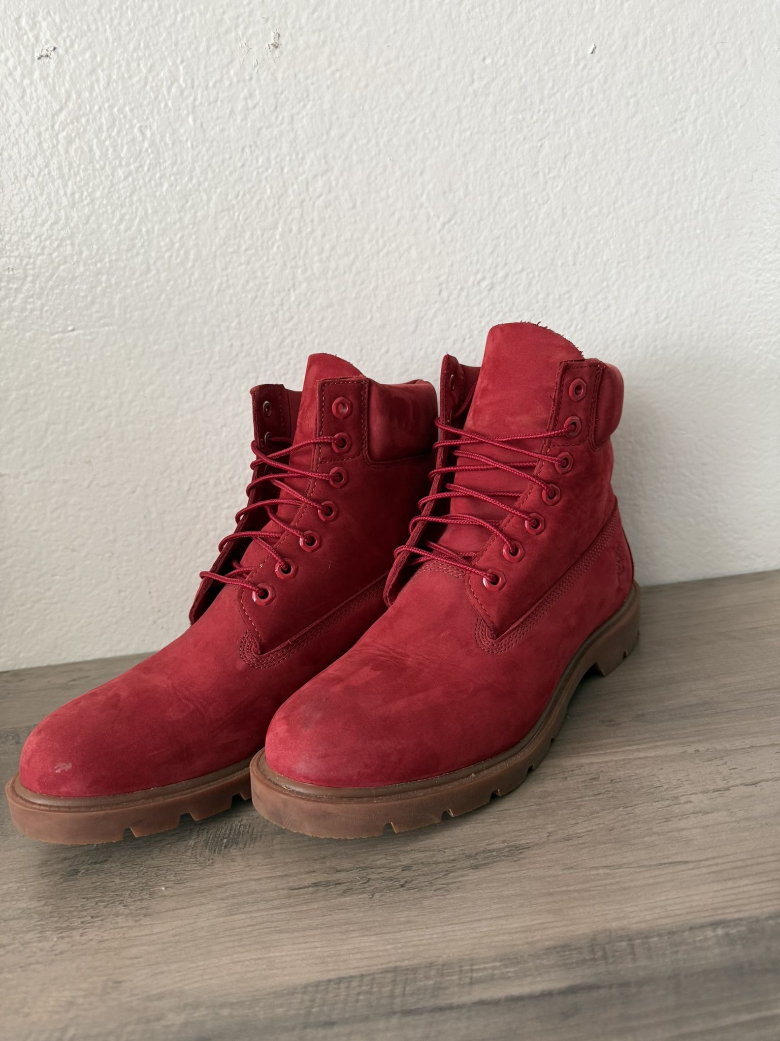 Red Timberland Boots