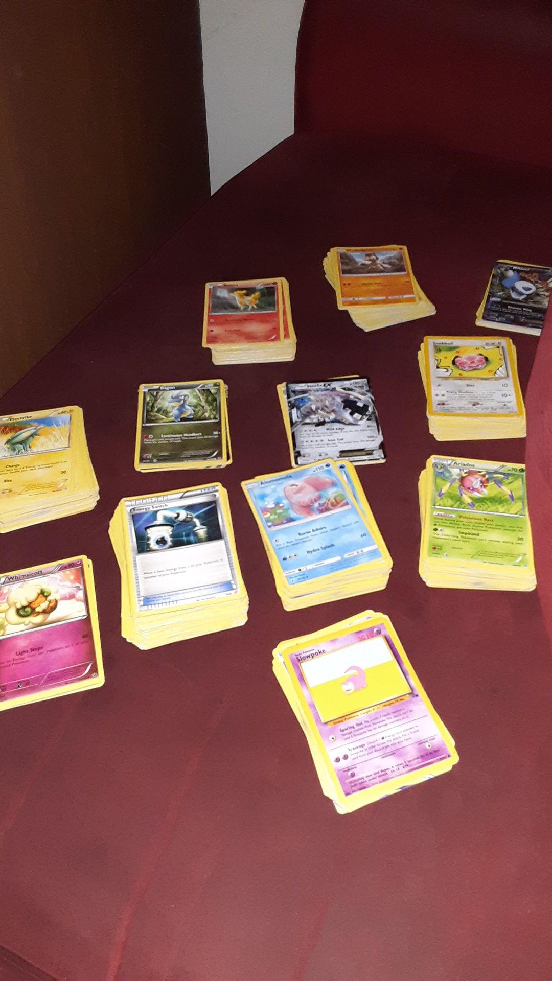 496 pokemon cards and pickachu binder