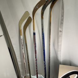 5 Wood Ice Hockey Sticks Sports Equipment Panthers 