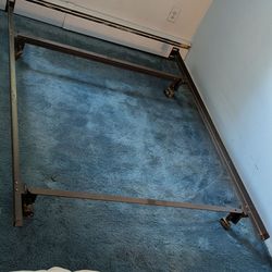Full size metal frame.