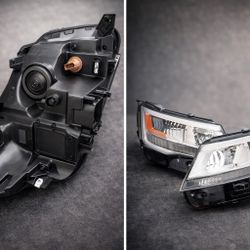 2016–2018 Ford Explorer Left & Right Headlights w/ LED DRL – New in Box (No Ballast)