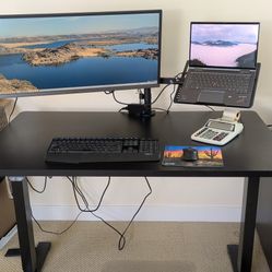 Fkexispot Sit Stand Adjustable Desk