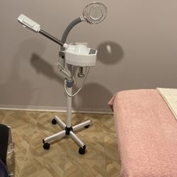 Facial Steamer & magnifying Lamp with the stand 