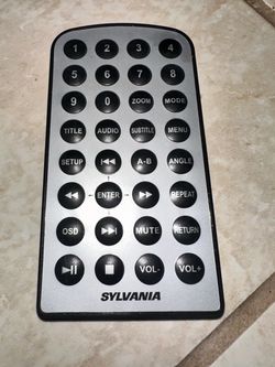 Sylvania DVD Player Remote Control