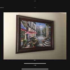 Original OIL PAINT PICTURE FRAME