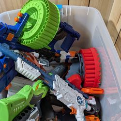 Bin Of Nerf Guns