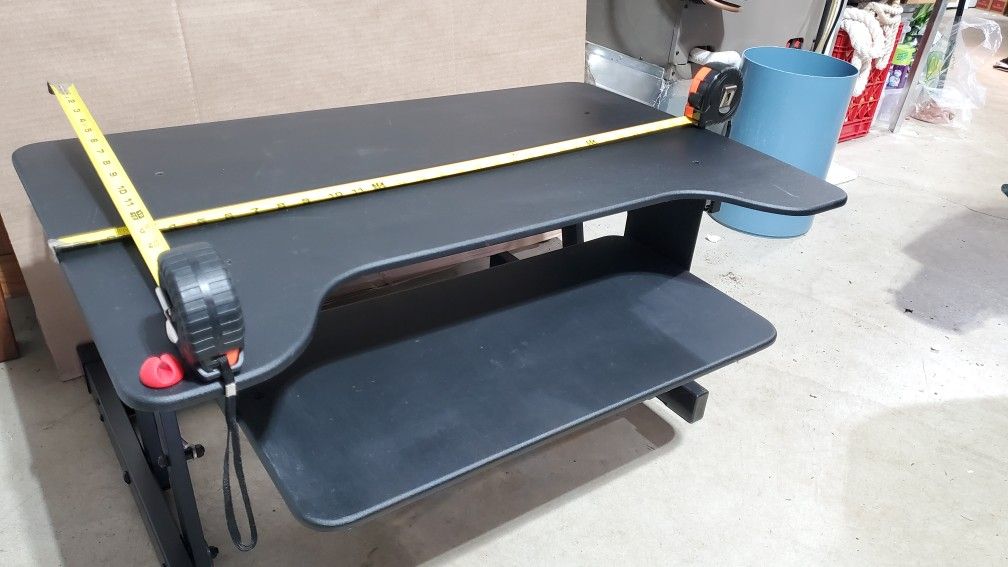 Adjustable Standing Desk Riser Table Computer Laptop Stand for Sale in ...