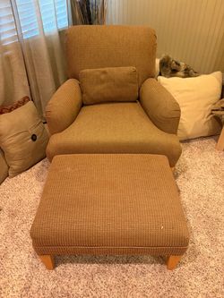 Chair and ottoman