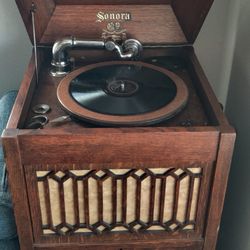 Antique Sonora phonograph