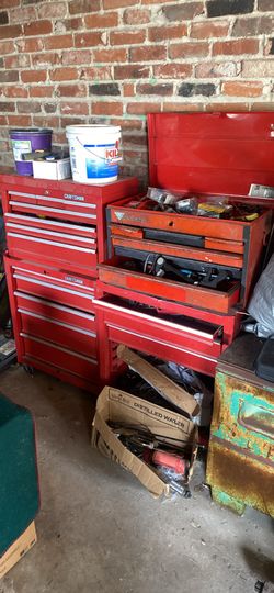 Lots Of Tools And Tool Boxes