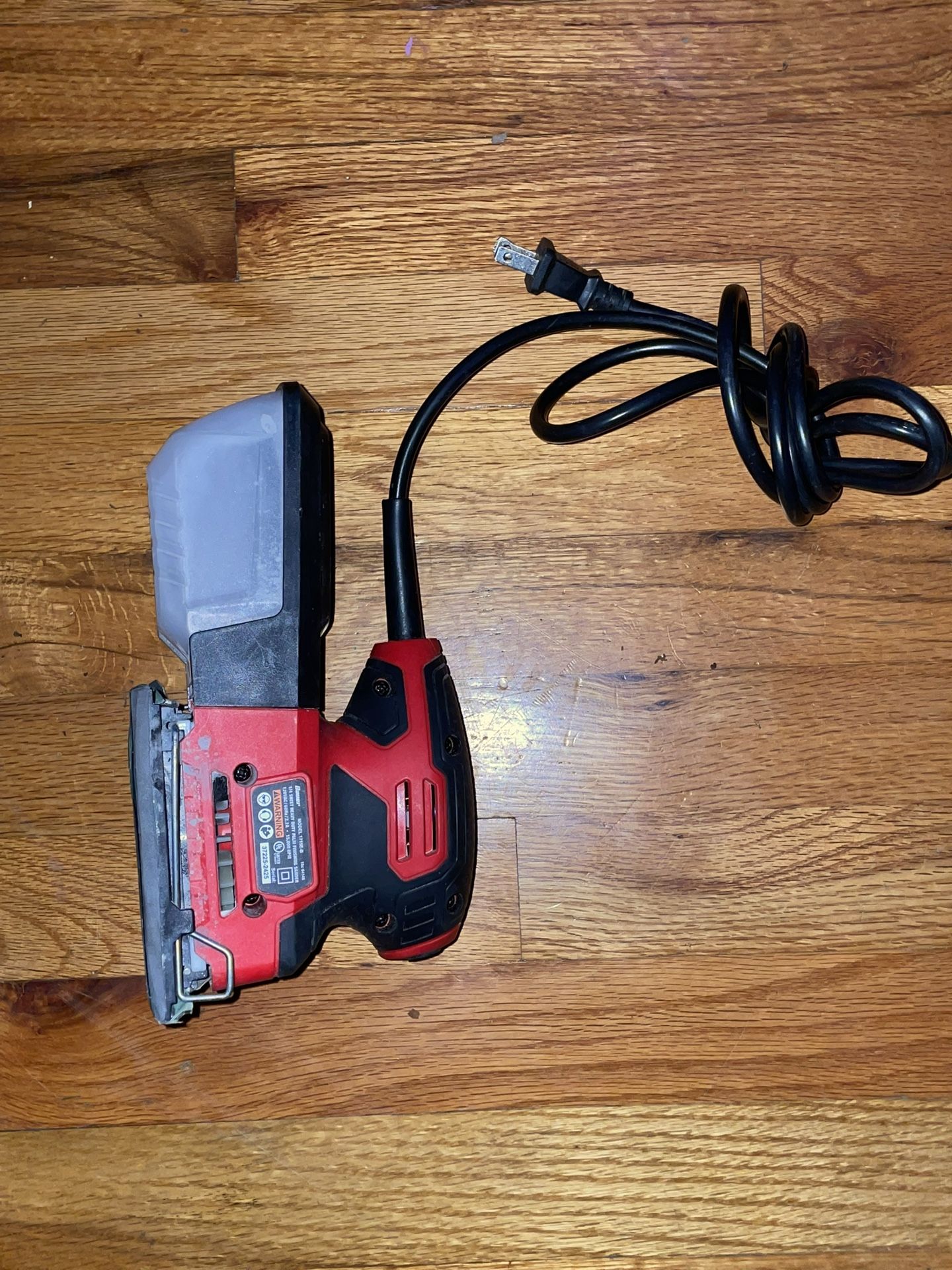 Bauer 2.8 Amp, 5-inch Random Orbital Palm Sander (corded)