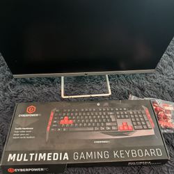 Hp monitor with keyboard