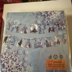 Frozen Happy Birthday Sign 