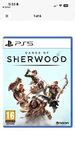Gangs of Sherwood for PS5 new sealed