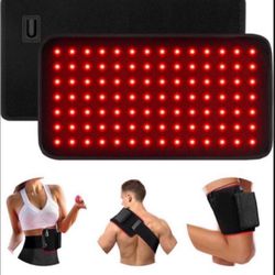 Red Light Therapy Belt, Infrared Light Therapy Device for Body, LED Flexible Wearable Wrap, with Timer for Back Shoulder Waist Muscle Pain Relief Weig