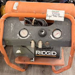 RIDGID Twin Stack Oil-Free 4.5 Gal Portable Air Compressor. Model OF45150