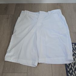 White Nike Golf Shorts