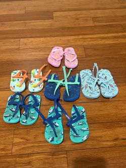 Kids Flip Flops Bundle – 6 Pairs