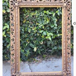 Vintage 60's Ornate Gold Leaf Frame 