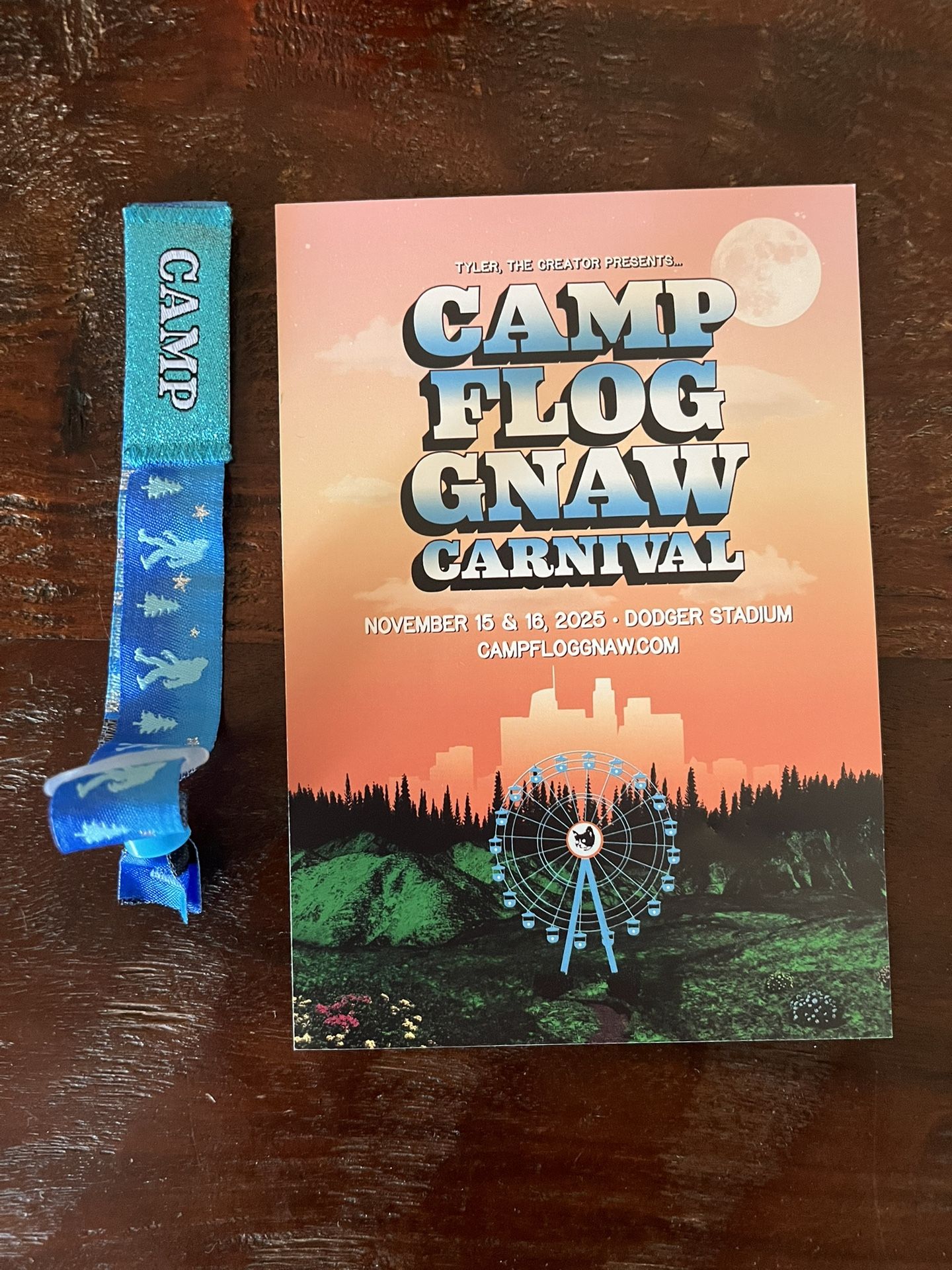 Camp Flog Gnaw Carnival General Admission Wristband