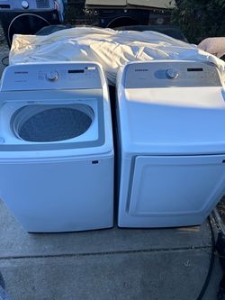 Samsung Top Load Washer and Dryer Set