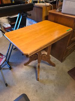 Eastlake Style Antique Side Table
29.5"W x 19.5"D x 27.5"H