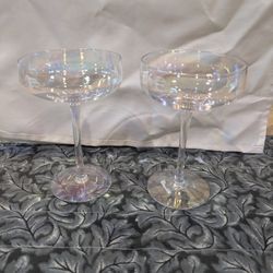 Iridescent Cocktail Glasses