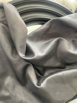Gray curtains
