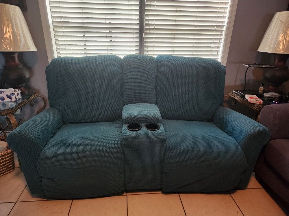 Double recliner, Brown, Very good condition