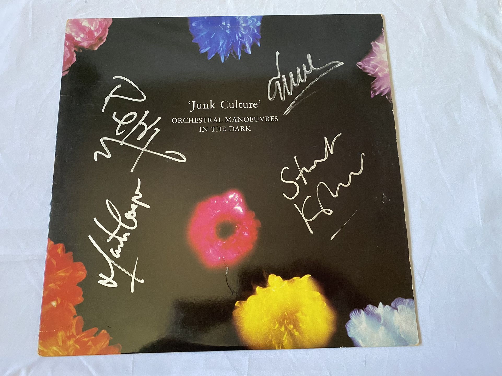 OMD orchestral Manoeuvres In The Dark Signed Vinyl Record Depeche Mode Autograph Morrissey New Order The Cure