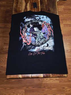 Dechire x Demon Slayer -Kokushibo- "Itami Chapter II" Men's Tee In Black.Size XL