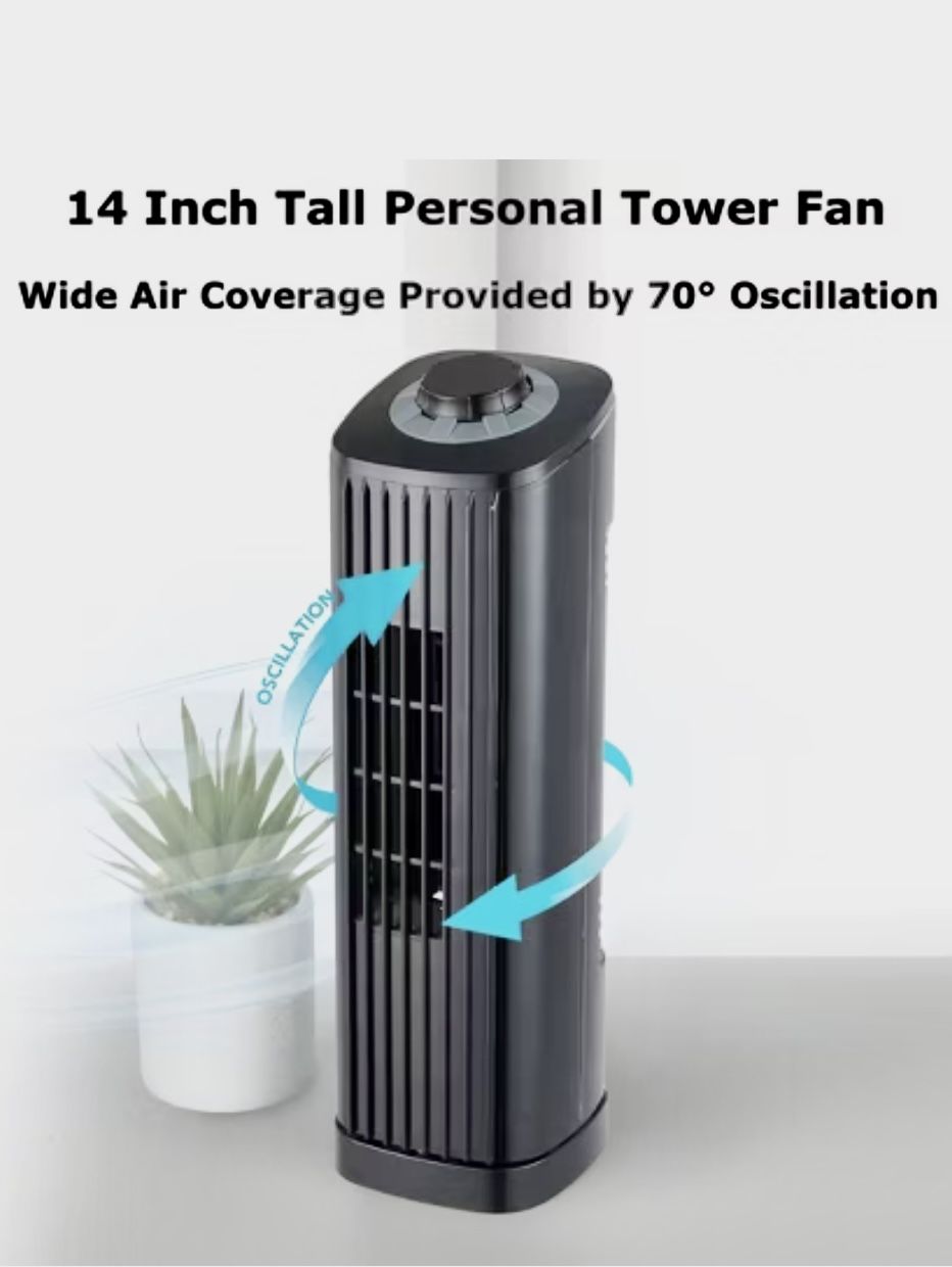 14 inch osculating tower fan, climate keeper