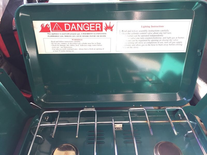 Twin burner propane stove GREATLAND very good condition. for Sale in