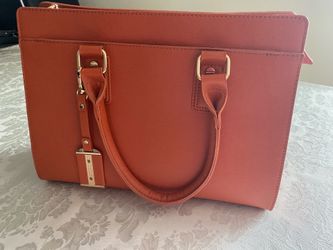 Miztrique Satchel Handbag in Burnt Orange