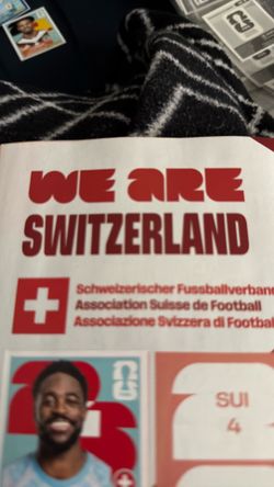 Switzerland panini stickers