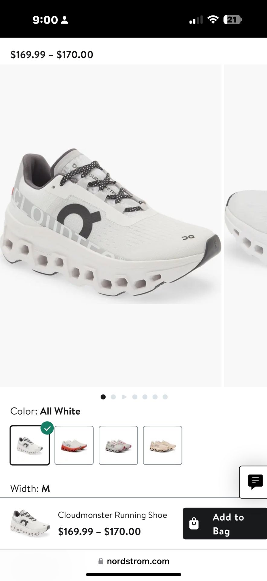 On Cloudmonster Brand New Size 8 