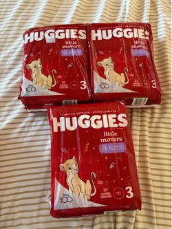 Huggies size 3 diaper bundle