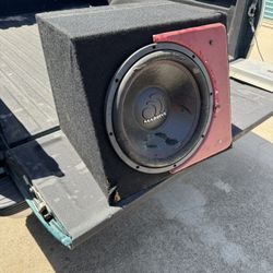 15” Subwoofer With Box