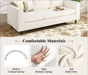 Modern fabric sofa 3 seat New