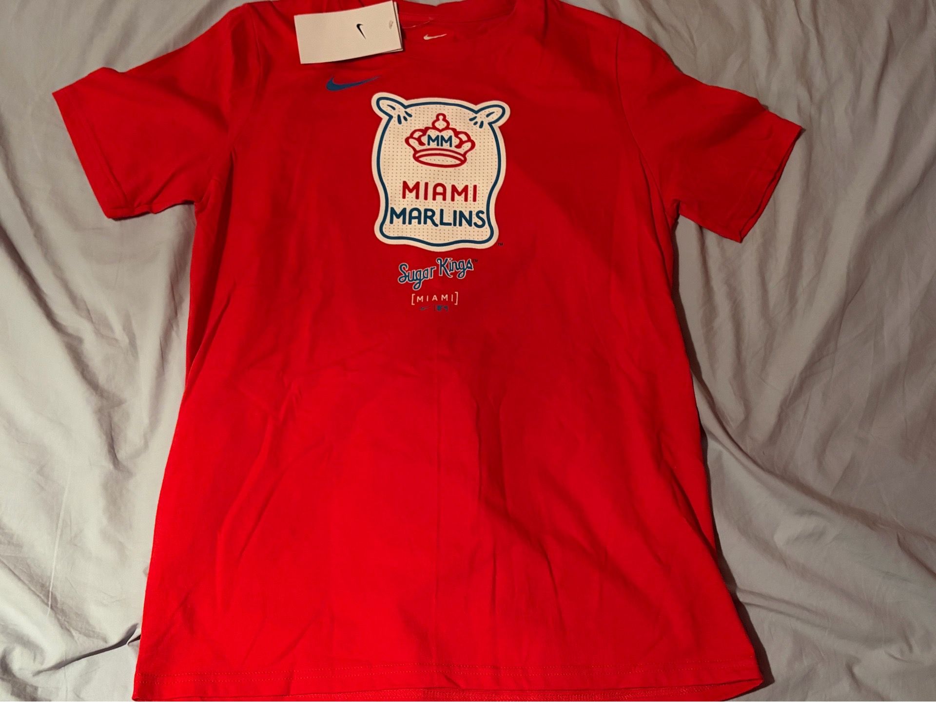 Miami Marlins MLB Havana Sugar Kings AAA Nike Shirt; Boy’s L