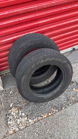 195/65-15 star fire tires ๐ 2 ๐ $30