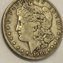 1901-S Morgan Dollar Better Date – Solid VF
