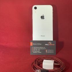Apple iPhone XR White 64GB AT&T $390