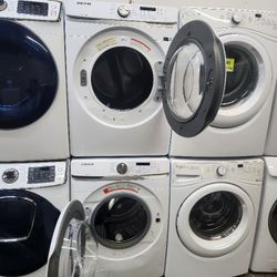 SAMSUNG SET STEAM WASHER AND ELECTRIC DRYER 