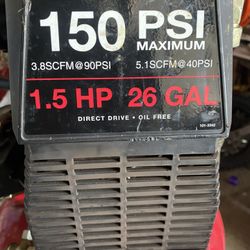 Air compressor Croftsman