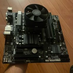 Mother Board With Ram,CPU,cpu Cooler