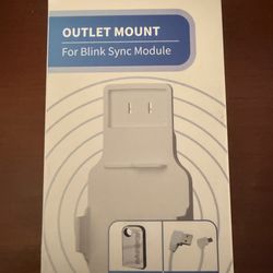 Blink sync module outlet mount