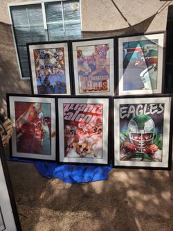 1970s Bartell series football posters